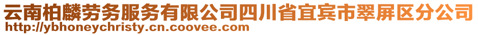 云南柏麟勞務(wù)服務(wù)有限公司四川省宜賓市翠屏區(qū)分公司