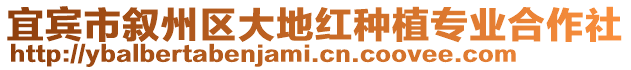 宜賓市敘州區大地紅種植專業合作社