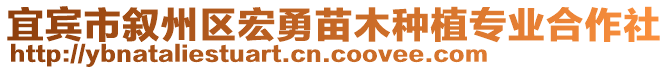 宜賓市敘州區(qū)宏勇苗木種植專業(yè)合作社