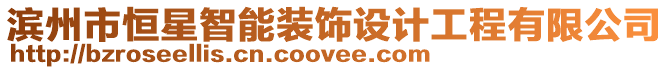 濱州市恒星智能裝飾設計工程有限公司
