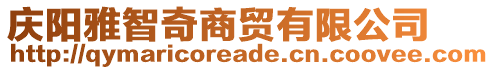 慶陽雅智奇商貿(mào)有限公司