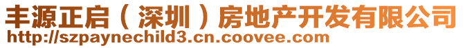 豐源正啟（深圳）房地產(chǎn)開發(fā)有限公司