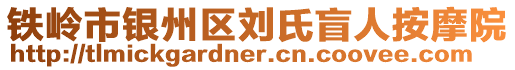 鐵嶺市銀州區(qū)劉氏盲人按摩院