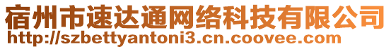 宿州市速達(dá)通網(wǎng)絡(luò)科技有限公司