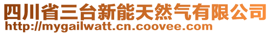 四川省三臺新能天然氣有限公司