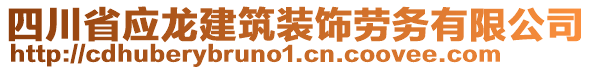 四川省應(yīng)龍建筑裝飾勞務(wù)有限公司