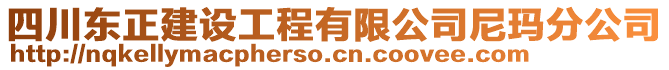 四川東正建設(shè)工程有限公司尼瑪分公司