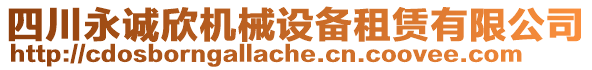 四川永誠欣機械設備租賃有限公司