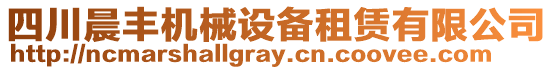 四川晨豐機械設備租賃有限公司