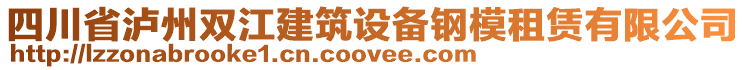 四川省瀘州雙江建筑設(shè)備鋼模租賃有限公司