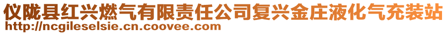 儀隴縣紅興燃?xì)庥邢挢?zé)任公司復(fù)興金莊液化氣充裝站