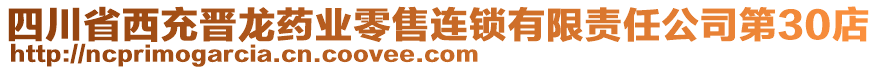 四川省西充晋龙药业零售连锁有限责任公司第30店