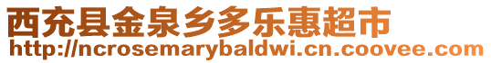 西充縣金泉鄉(xiāng)多樂惠超市