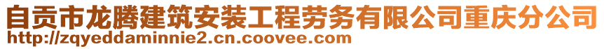 自貢市龍騰建筑安裝工程勞務(wù)有限公司重慶分公司