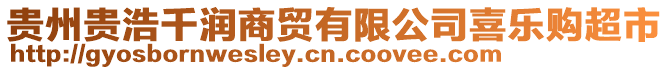 貴州貴浩千潤(rùn)商貿(mào)有限公司喜樂購(gòu)超市