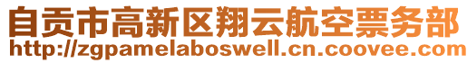 自貢市高新區(qū)翔云航空票務部