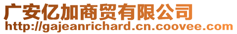 廣安億加商貿(mào)有限公司