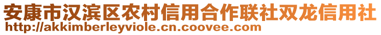 安康市漢濱區(qū)農(nóng)村信用合作聯(lián)社雙龍信用社