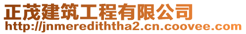 正茂建筑工程有限公司