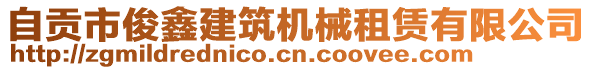 自貢市俊鑫建筑機(jī)械租賃有限公司