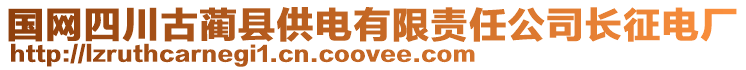 國網(wǎng)四川古藺縣供電有限責任公司長征電廠