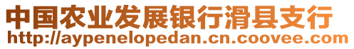 中國(guó)農(nóng)業(yè)發(fā)展銀行滑縣支行