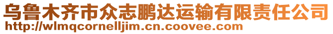 烏魯木齊市眾志鵬達(dá)運輸有限責(zé)任公司