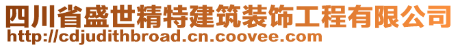 四川省盛世精特建筑裝飾工程有限公司