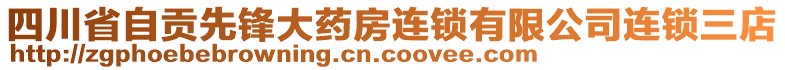 四川省自貢先鋒大藥房連鎖有限公司連鎖三店