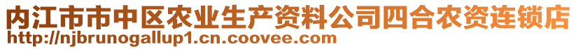 內(nèi)江市市中區(qū)農(nóng)業(yè)生產(chǎn)資料公司四合農(nóng)資連鎖店