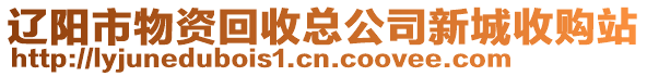 遼陽市物資回收總公司新城收購站