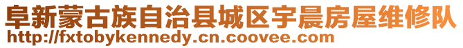 阜新蒙古族自治縣城區(qū)宇晨房屋維修隊