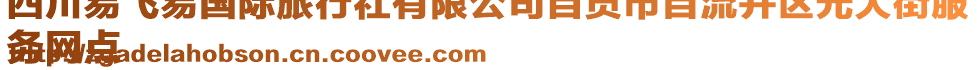 四川易飛易國際旅行社有限公司自貢市自流井區(qū)光大街服
務(wù)網(wǎng)點