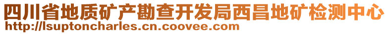 四川省地質(zhì)礦產(chǎn)勘查開發(fā)局西昌地礦檢測(cè)中心