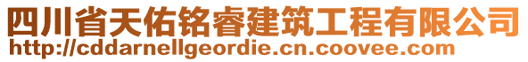 四川省天佑銘睿建筑工程有限公司