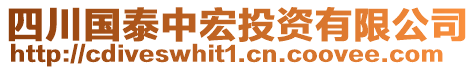 四川國(guó)泰中宏投資有限公司
