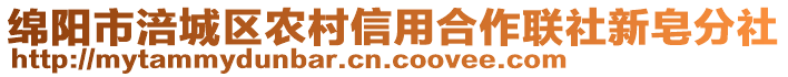 綿陽(yáng)市涪城區(qū)農(nóng)村信用合作聯(lián)社新皂分社