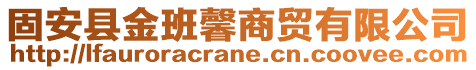 固安縣金班馨商貿(mào)有限公司
