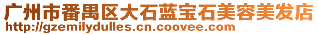 广州市番禺区大石蓝宝石美容美发店