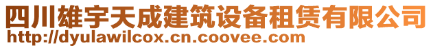 四川雄宇天成建筑設(shè)備租賃有限公司