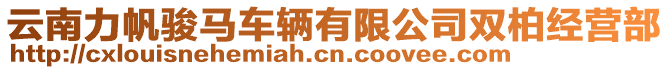 云南力帆駿馬車輛有限公司雙柏經(jīng)營部