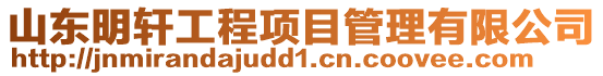 山東明軒工程項目管理有限公司