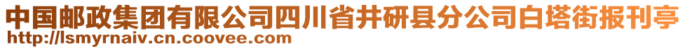 中國郵政集團(tuán)有限公司四川省井研縣分公司白塔街報刊亭