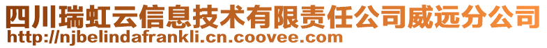 四川瑞虹云信息技術有限責任公司威遠分公司