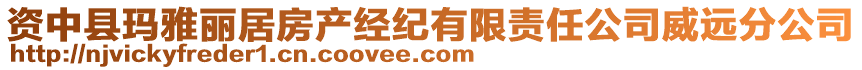 資中縣瑪雅麗居房產(chǎn)經(jīng)紀(jì)有限責(zé)任公司威遠(yuǎn)分公司