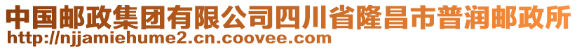 中國郵政集團有限公司四川省隆昌市普潤?quán)]政所