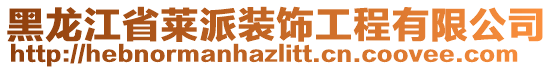 黑龍江省萊派裝飾工程有限公司