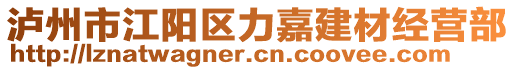 瀘州市江陽區(qū)力嘉建材經(jīng)營部