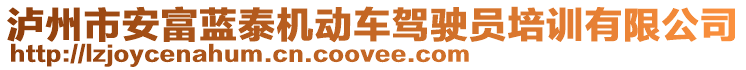 瀘州市安富藍(lán)泰機(jī)動車駕駛員培訓(xùn)有限公司