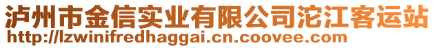 瀘州市金信實業(yè)有限公司沱江客運站